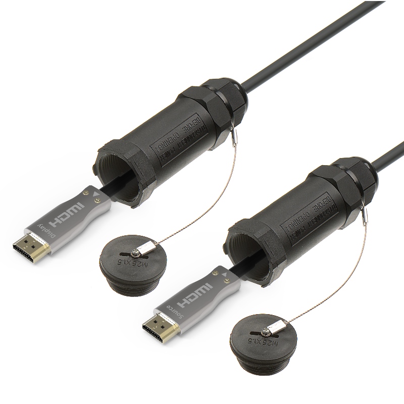 Câble optique actif HDMI blindé60HZ à 4K.18g - 3D pour les tubes.