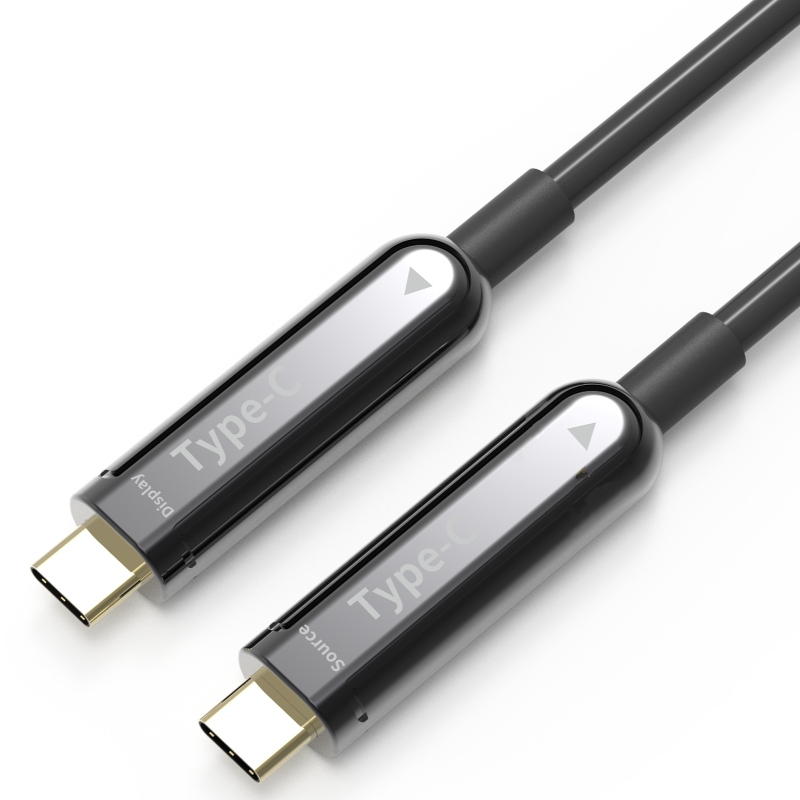Câble aoc de type C 20M (65ft) 4K * 2K @ 60hz 10g pour téléphone portable Apple Macbook à connecter avec HDTV