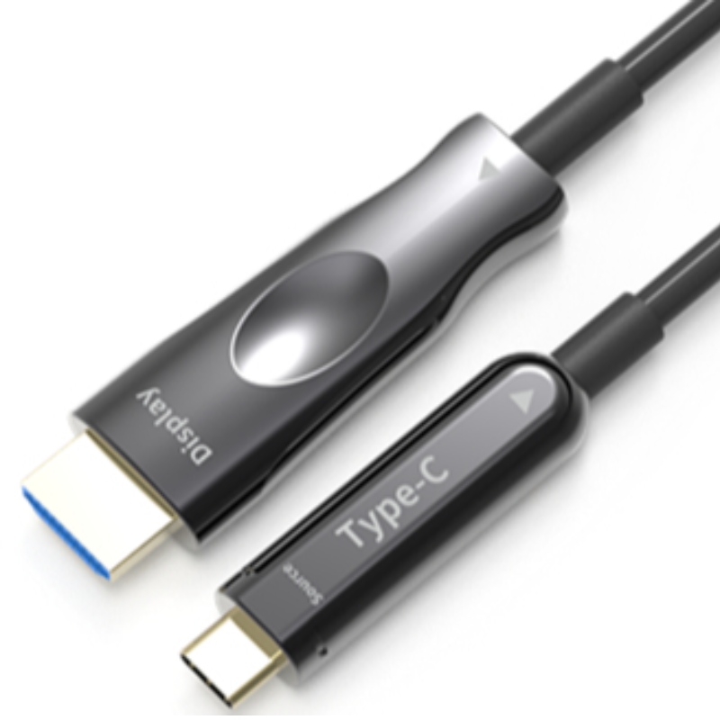 Câble HDMI USB C AOC de 50 M (164 pieds) 4K * 2K @ 60Hz 10g pour téléphone portable Apple Macbook à HDTV connecté